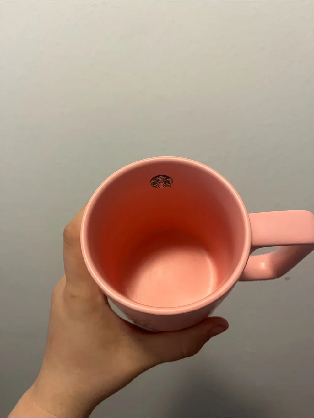 Starbucks 2019 Pink Speckled Ceramic Coffee Mug 12oz Matte